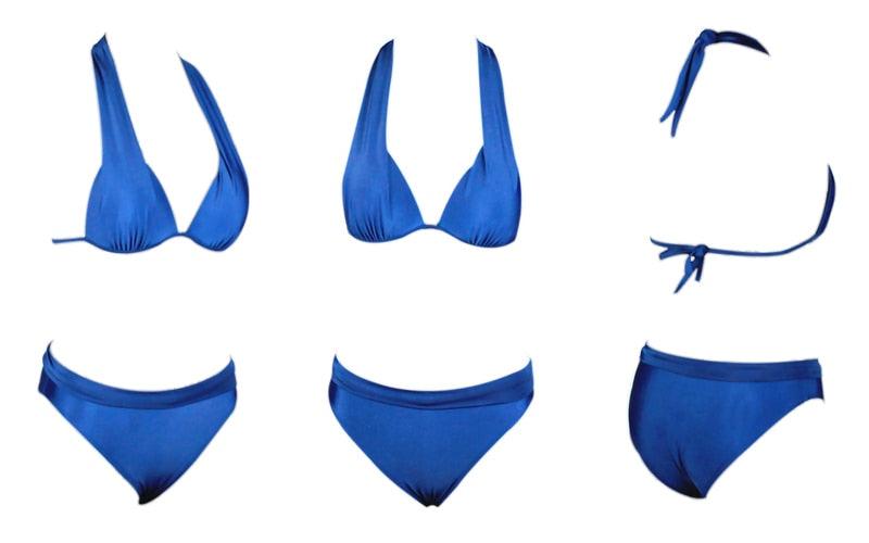 Elegant High Waist Push Up Bikini Set for Women
