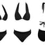 Elegant High Waist Push Up Bikini Set for Women