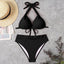 Elegant High Waist Push Up Bikini Set for Women