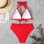 Elegant High Waist Push Up Bikini Set for Women