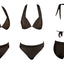 Elegant High Waist Push Up Bikini Set for Women