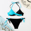 Conjunto de Bikini Push Up con Estampado Floral para Mujeres