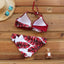 Floral Push Up Bikini Set for Women