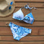 Floral Push Up Bikini Set for Women