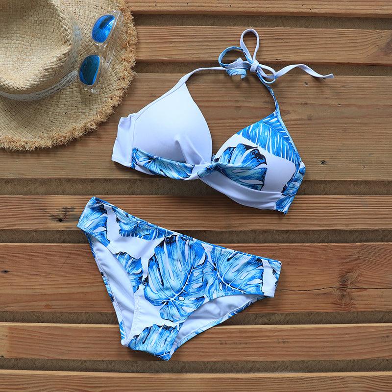 Floral Push Up Bikini Set for Women