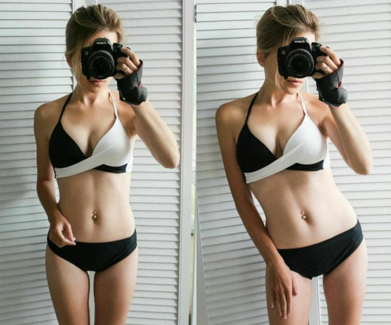 Floral Push Up Bikini Set for Women