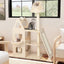Multi-Level Cat Tree with Sisal Scratching Post - Beige