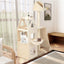 Multi-Level Cat Tree with Sisal Scratching Post - Beige