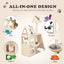 Multi-Level Cat Tree with Sisal Scratching Post - Beige