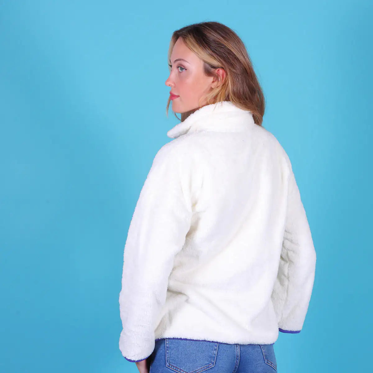 Chaqueta de Forro Polar para Mujer Biggdesign con Diseño de Ojo Maligno
