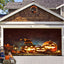 Banner de puerta de garaje Halloween Bosque Nebuloso