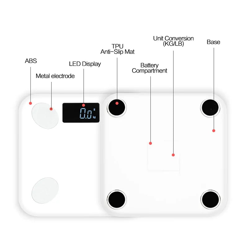 Balance de salle de bain Bluetooth