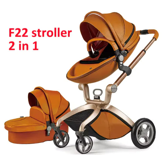 Cochecito Convertible de Lujo Plegable 3 en 1