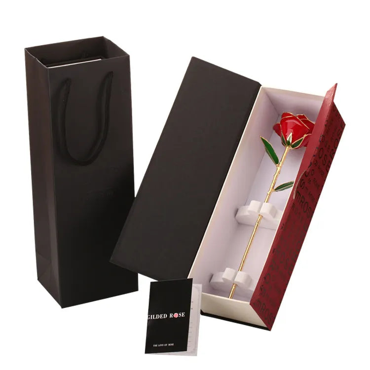 Elegant Gold-Plated 24K Rose