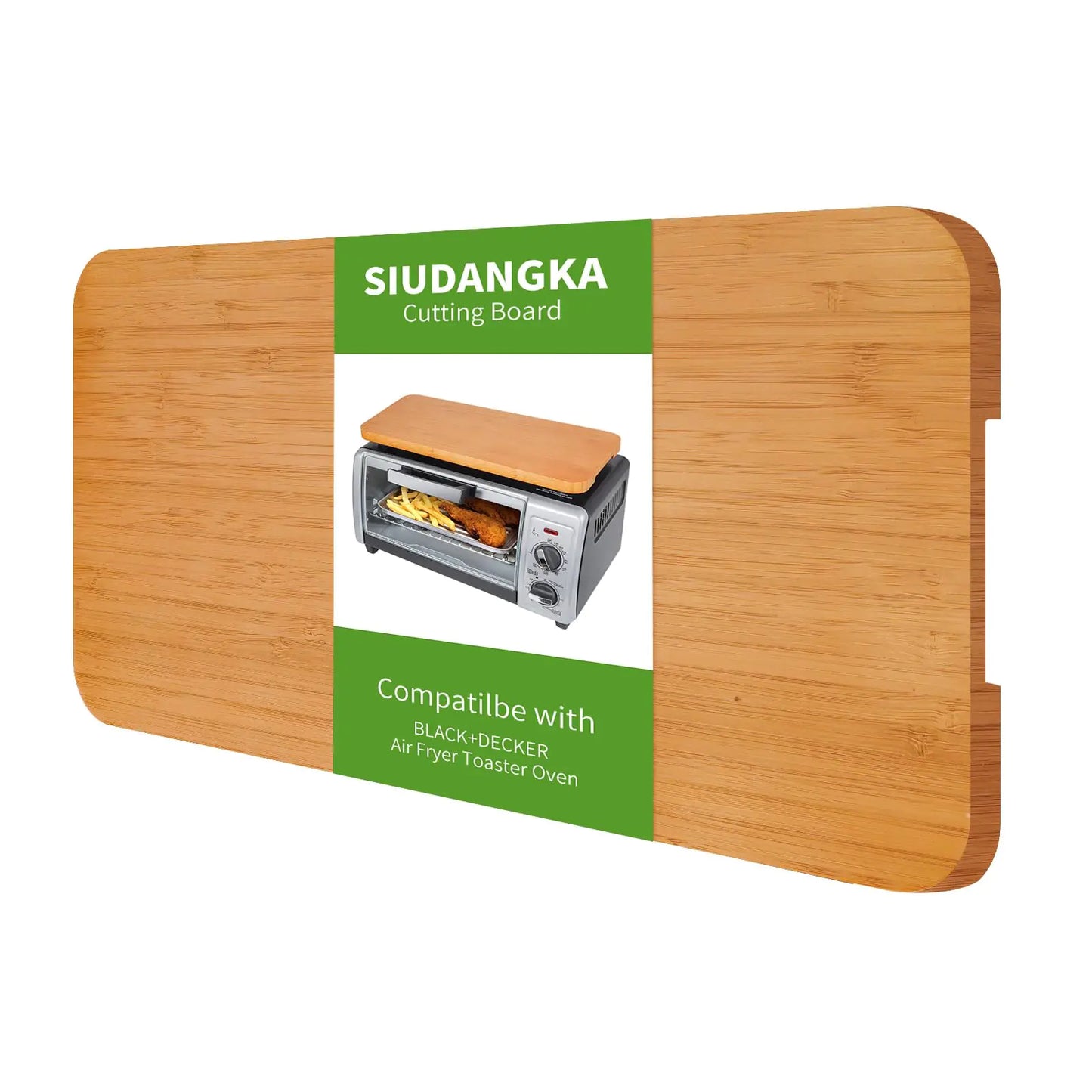 Tabla de Cortar de Bambú SIUDANGKA para Hornos Tostadores BLACK+DECKER