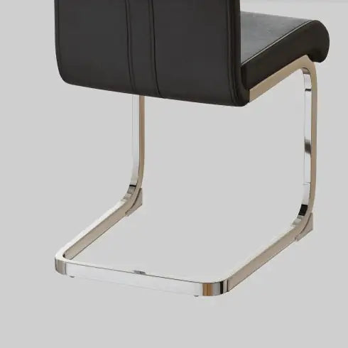 Modern PU Faux Leather Dining Chairs - Set of 2