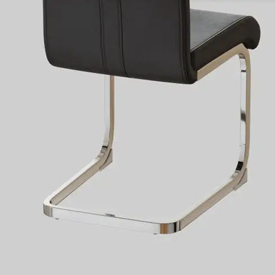 Chaises de salle à manger modernes en cuir synthétique PU - Ensemble de 2