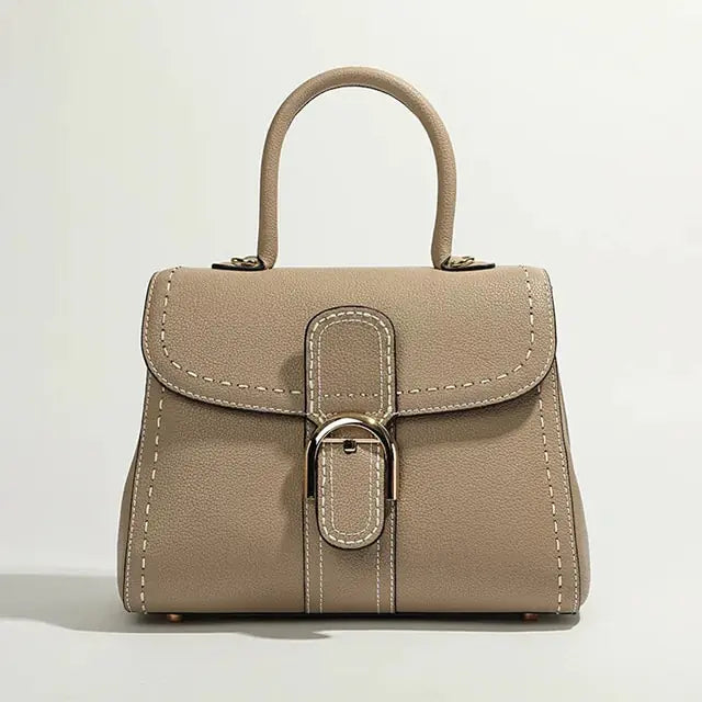 Togo Cowhide Women's Crossbody Handbag