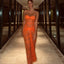 Lace Chest Wrap Sheath Dress