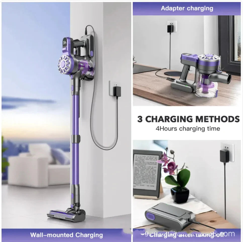 Portable Telescopic Vacuum Cleaner for Efficient Household Cleaning