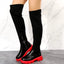 Botas de Plataforma Tejidas Acogedoras