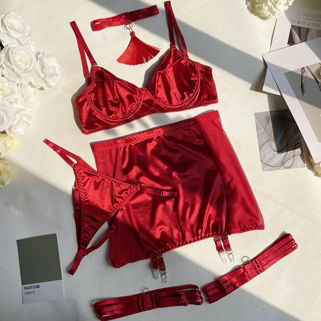 Ensemble de Lingerie Sissy Sans Couture