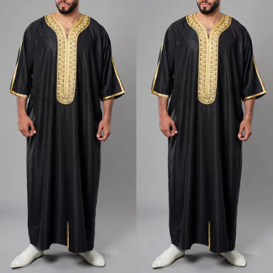 Kaftan élégant pour hommes - Robe de mode musulmane traditionnelle