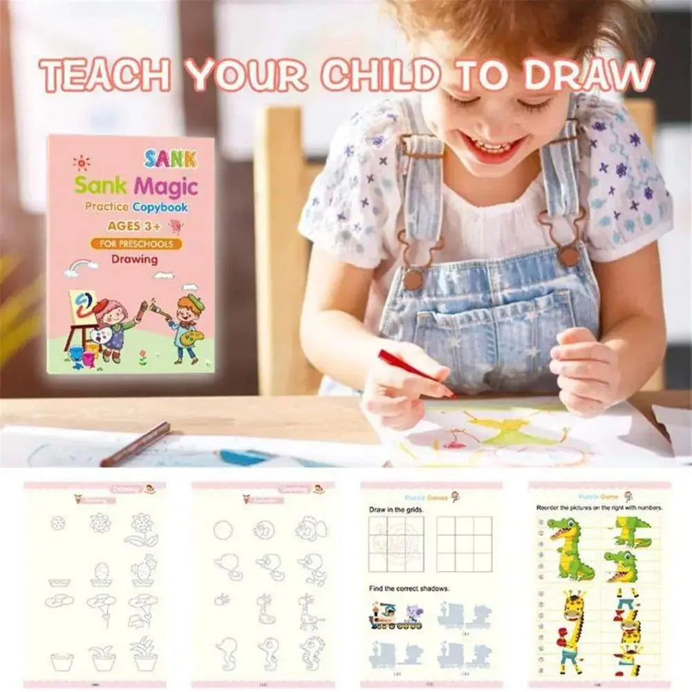 BrightChild™ Cahier Réutilisable pour Enfants