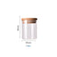 Contenants de stockage alimentaire en verre borosilicate recouverts de bambou