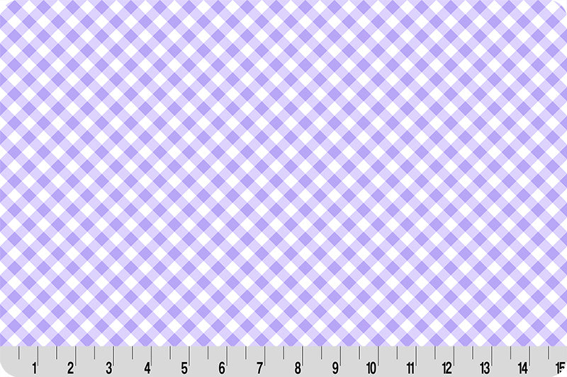Tela de Cuddle para Acolchar Gingham Barely Basics - Campanilla