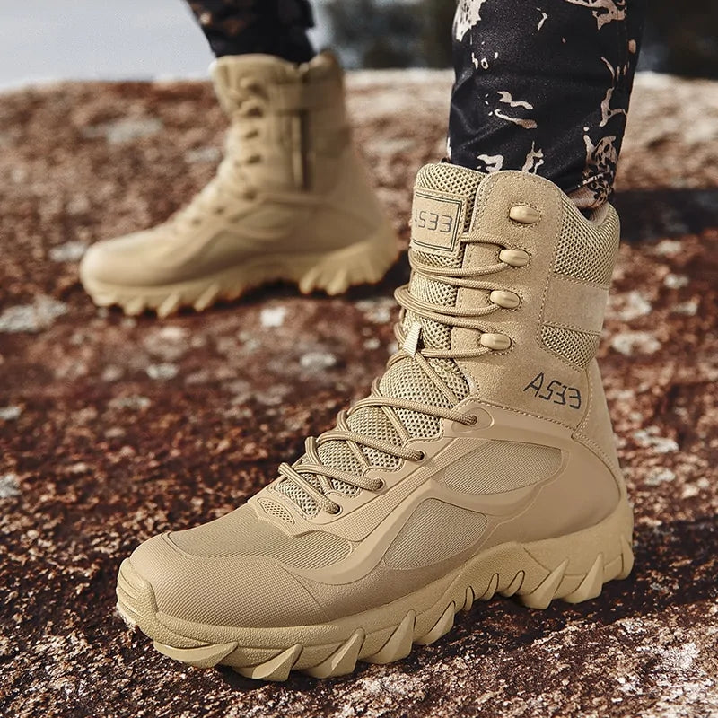 Botas de Combate en el Desierto para Hombre - Calzado Robusto y Confiable