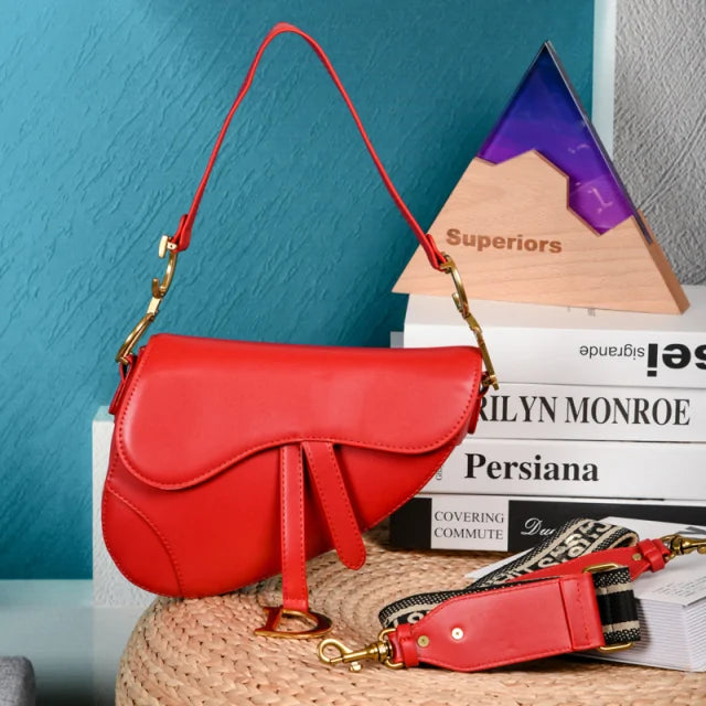 Bolsos de Silla de Cuero Genuino para Mujeres