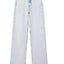 Pantalones de mezclilla de pierna ancha rectos de cintura alta para mujeres