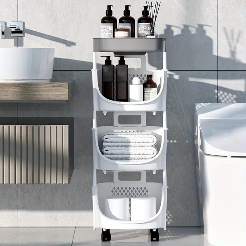 5-Layer Mobile Storage Cart for Kitchen and Home