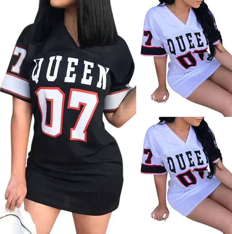 Vestido Casual Versátil de Cuello en V para Mujer
