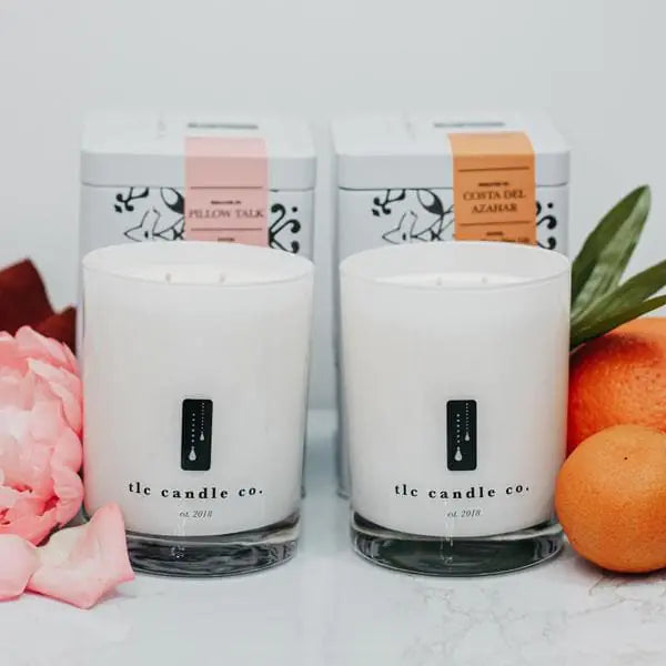 Juego de regalo de velas de soja de lujo Lazy Summer Days con 2 mechas