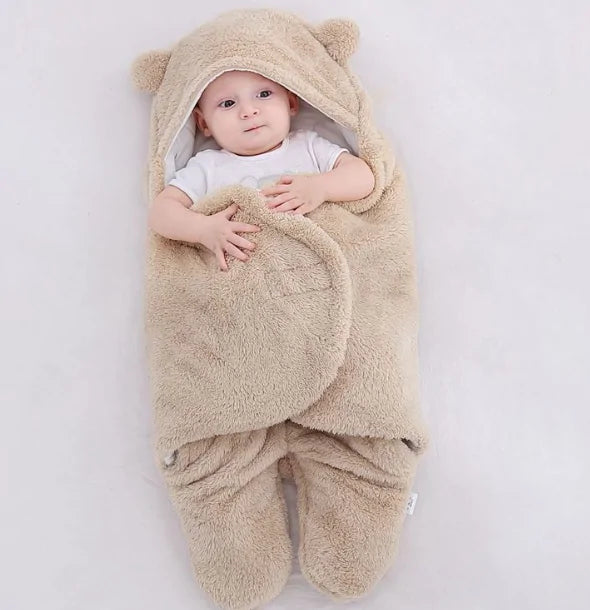 Manta de Envoltura de Algodón Suave para Bebés