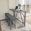 Bar Table Set with Power Socket for Dining and Game Rooms