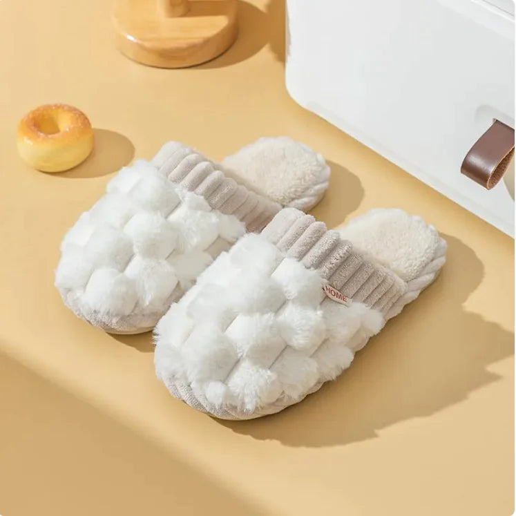 Zapatillas de Invierno de Algodón Acogedor para Mujeres