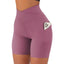 Shorts de Yoga Sin Costuras de Cintura Alta para Mujeres