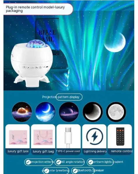Proyector de Cielo Estrellado Aurora Boreal