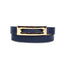 Pulsera de Cuero con Hebilla - Azul Marino