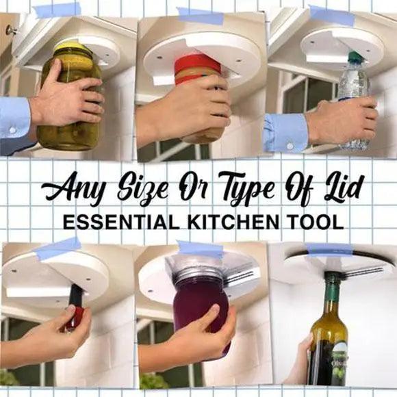 Abrebotellas de Tarros Multifuncional en Forma de V - Herramienta de Cocina Profesional