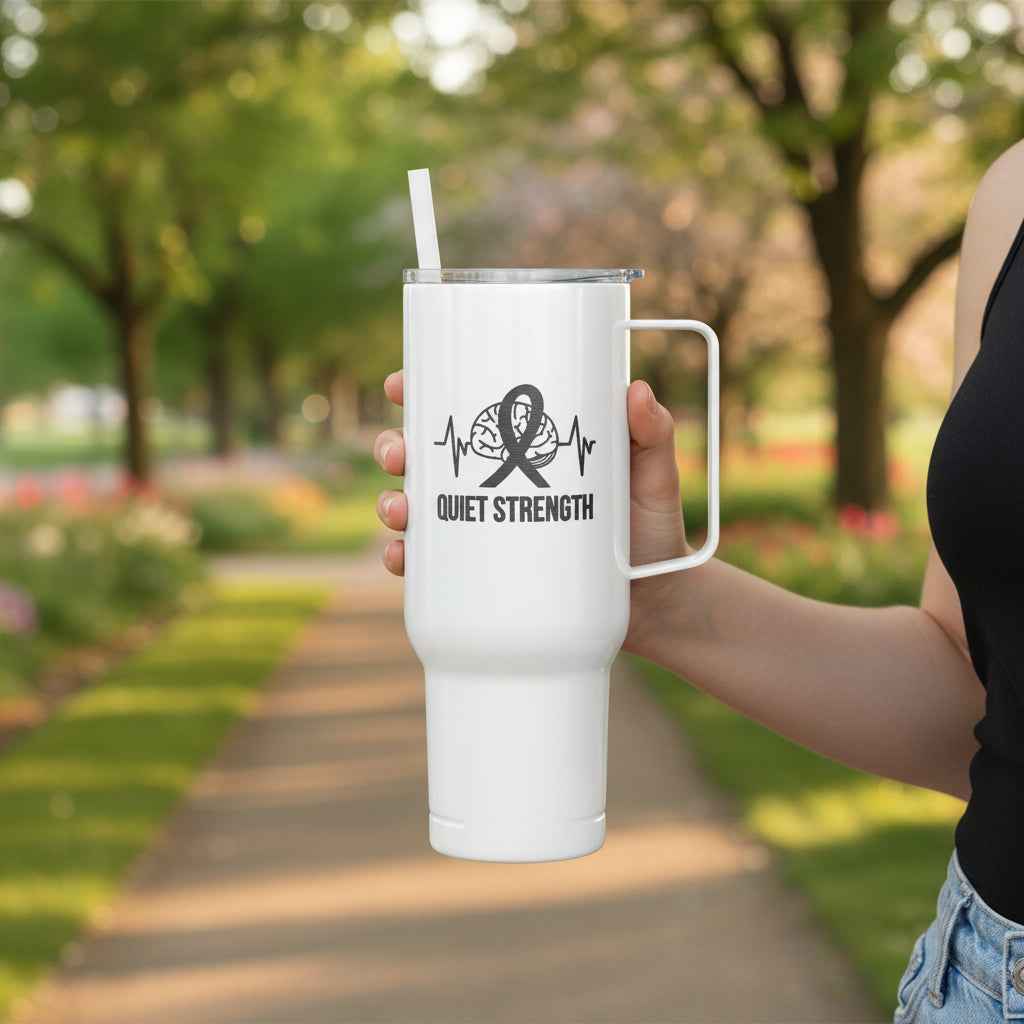 Quiet Strength 40oz Insulated Tumbler