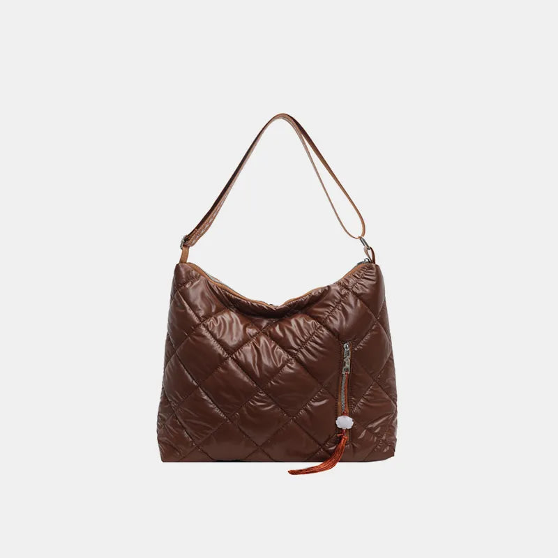 Quilted Nylon Travel Organizer Bag