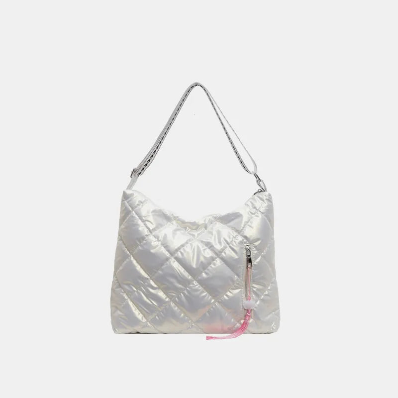 Quilted Nylon Travel Organizer Bag