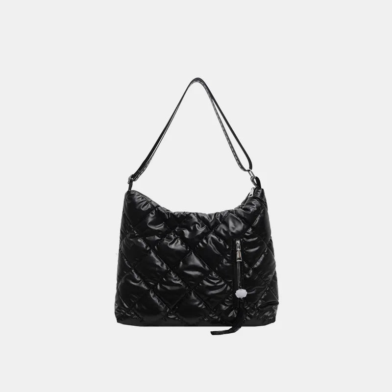 Quilted Nylon Travel Organizer Bag