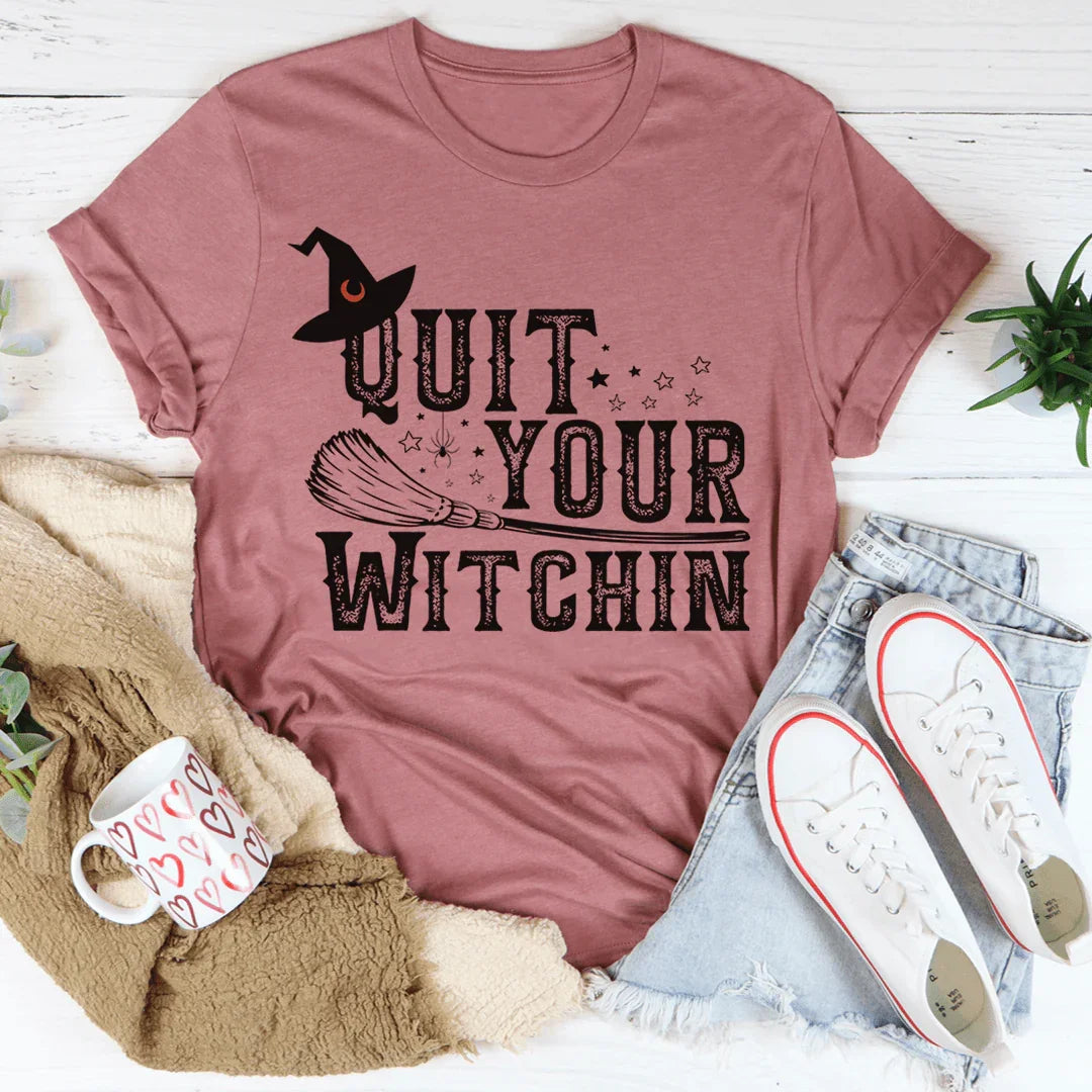 Deja tu camiseta de brujería
