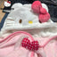Capa Chal de Manta Usable de Hello Kitty