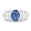 Bague en argent sterling .925 avec kyanite véritable de 1,40 carat